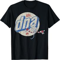 Juros periodo pasaulis Senovinis Ponas. DNA Logotipo Grafinis Marškinėlis Marškinėlis S juoda