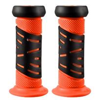 1Pair Universals Kid Bikes Grip Replacement Scooter Handle Grip Antiskid Soft Rubber Childrens Bicycles Handlebars Grip oranžinė