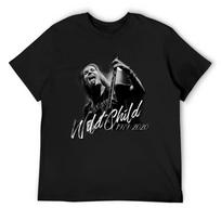 Alexi Laiho Wild Child RIP T-Shirt plus sizes shirts graphic tees t shirt for men S juoda