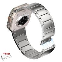 Titanium Strap for Apple Watch Ultra 3 2 49mm Magnetic Buckle Band for IWatch Series 11 10 46mm 9 8 7 45mm 6 5 SE3 44mm Bracelet for Apple Watch 46mm sidabras