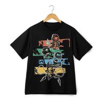 Pokemon x Mortal Kombat Graphic T-Shirt - Retro Streetwear Anime Fighter Tee Unisex T-Shirt XL