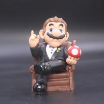 Super Mario as the Joaquin Phoenix Joker Godfather PVC Action Figures Toy Model Toys 10cm no box