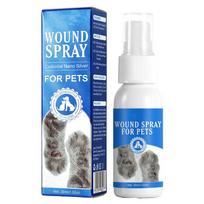 Pet Cats And Dogs Minor Skin Wounds Scalds, Burns, Scratches External Care Wound Spray 30ML One Size balta