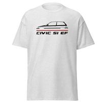 Premium T-Shirt For Honda Civic Si EF 1988-1991 Car Fans Birthday Gift Tee Shirt 4XL