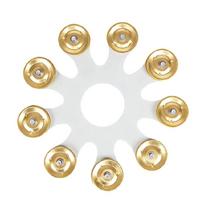 Žalvariniai skambučiai Cymbal Bell Cymbal Bell Tamburinas Hihat Būgnų perkusijos priedai Būgnų atsargos Žiedas Būgnų žiedas 1 white