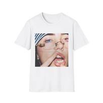 Solid Color Cotton Billie Eilish Photo Printing TShirt Women Unisex Short Sleeve American Vintage Street Yk Tops Streetwear S