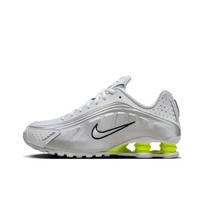 Nike Shox R4 Baltos Metalo Sidabrinės Moteriški Sportbačiai Volt AR3565-102 36.5