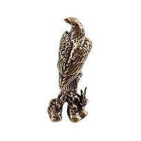 1 vnt. žalvario erelio miniatiūrinės skulptūros ornamento figūrėlės namų dekoro priedai ONESIZE