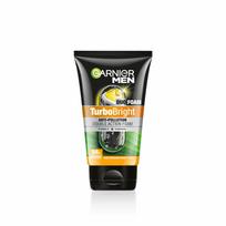 Garnier Men, Face Wash, Brightening & Anti-Pollution, TurboBright Double Action, 100 g 100 ml
