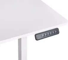 Beliani Elektra reguliuojamas stalas TAVARES Baltas 120 cm 60 cm