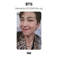 BTS Memories Of 2020 Blu-ray Official Photocard Jin