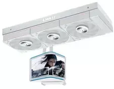 Lian Li HydroShift II OLED Curved 360 UNI FAN P28 AiO Vanduo Cooling, 360 mm, OLED Ekranas, P28 Fan & Baltas