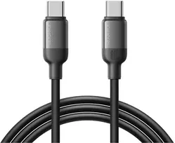 Joyroom S-A62 Lively serijos 60W USB-C - USB-C kabelis 1.2 m - juodas