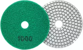 10x deimantiniai poliravimo diskai, 80 mm, skirti šlifuoti porcelianines plyteles su lipnia juosta 1000