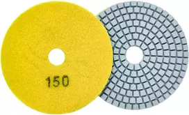 10x 10 deimantinių poliravimo diskų, 80 mm, porceliano plytelių šlifavimui su lipnia juosta, 150 vnt.