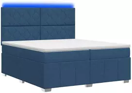Lova LED lovos čiužinys su LED apšvietimu Mėlyna 200 x 200 cm