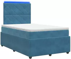 Lova LED lovos čiužinys su LED apšvietimu Mėlyna 120 x 190 cm