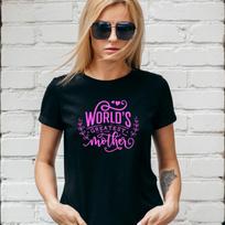 WORLDS GREATEST MOTHER T-SHIRT, Gift for her, MUM, MOTHERS DAY, Lady Fit/Unisex 2XL