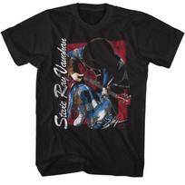 Stevie Ray Vaughan Kneeling Black T-Shirt 3XL