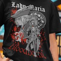 Bloodborne Lady Maria T-shirt, Vintage Soulgame Tshirt, Gaming Apparel, Geeky Fashion, Horror Game Merch, Gift for Gamers M