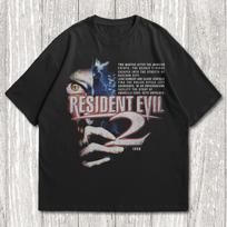 Resident Evil 2 PS2 Tee - Y2K Vintage Horror Game Shirt - Resident Evil 2 Shirt M