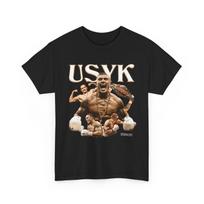 Usyk Undisputed Champ T shirt: Boxing Fan Unisex Tee L black