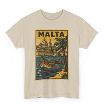 Malta Marškinėliai: Retro Komiksų Viduržemio Jūros Paveldas Marškinėliai L beige