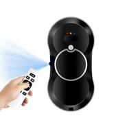 Langų valymo robotas ultragarsinis vandens purškimas itin plonas langų šlavimo robotas, buitinis stiklų valiklis sauso ir šlapio šluotos nuotolinio valdymo pultelis be šepetėlių variklis European standard juoda