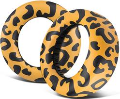 SOULWIT Ear Pads Ear Cushions for Sony PULSE 3D PlayStation 5 PS5 Headset Replacement Pads Soft Protein Leather Foam Tiger Print CFI-ZWH1J