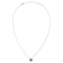 Daniel Wellington Audrey Series Logo Design Necklace Unisex Couple Style Silver DW00401454 sidabras