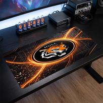 Hull City Football Print Large Mouse Pad, Anti-Slip Extended Gaming Desk Mat for Office Home 30cmx60cm（11.8x23.6inch）