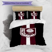 FK Sarajevo Printed Pattern Duvet Cover Set – includes 1 duvet cover and 2 matching pillowcases Bedroom decor Christmas gifts 135cm*200cm