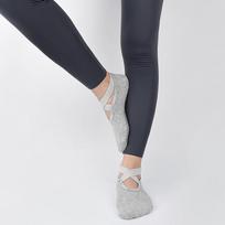 Grip Socks for Women, Non Slip Pilates Yoga Socks  Non Slip Socks for Workout, Fitness Ballet Dance Workout Sports Socks Slipper EU35-40 šviesiai pilka spalva