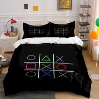 Tic Tac Toe Game Bedding Set Bedding Duvet Cover Set Duvet Cover Pillowcases (1 * Duvet Cover 2 * Pillowcases, without duvet insert) 135x200cm