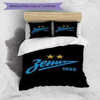 zenit st petersburg Printed Pattern Duvet Cover Set – includes 1 duvet cover and 2 matching pillowcases Bedroom decor Christmas gifts 135cm*200cm