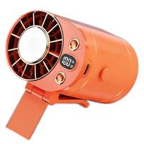 Portable Car AC Clip on Air Conditioner Fan with LED Display for Summer Travel smėlis