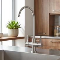 High-quality Stainless Steel Reverse Osmosis Double Faucet Manual Cost-effective Rust-resistant Easy Install Household Use sidabras