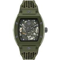 Philipp Plein PWVBA0223 The Skeleton Ecoceramic Men's Watch 44mm žalia