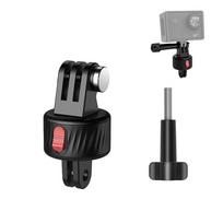 Magnetinis siurbtukas Adapteris Trikojo adapteris Greito atleidimo pagrindo tvirtinimas Veiksmo varžtai Nemokamai su greitu kištuku GoPro Magnetic Mount Base juoda