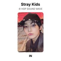 Stray Kids HOP SOUND WAVE Official Photocard FELIX beige