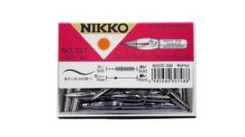 Nikko Pen Nibs N357 100 pieces Sajichrome, (N357C100)