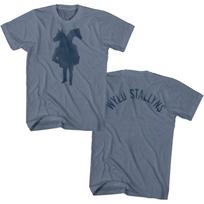 Bill and Ted Face The Music Two Headed Horseman Indigo Heather Adult T-Shirt L