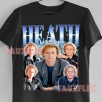 HEATH LEDGER Shirt, Heath Ledger Retro T-Shirt, Heath Ledger Vintage Fan Tees, Heath Ledger Merch Gift, Heath Ledger Lover Kids Tee XL