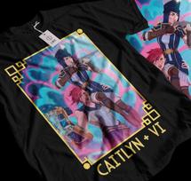 Jinx Arcane T-Shirt, Gaming Shirt, Gaming Legend Apparel, Video Game Shirt, Moba Game Shirt, LOL Shirt, Gamer Shirt, Game Lover Shirt 4XL