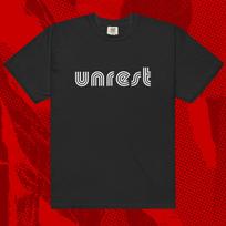 Unrest Logo Shirt | 90s DC Dischord Velocity Girl Superchunk Sebadoh XL