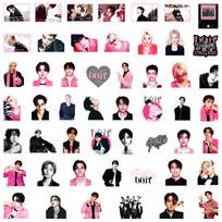 50pcs Stray Kids  DO IT  Stickers Pack, SKZ Members Photo Stickers for Laptop, Water Bottle, Scrapbooking, Phone Case, Stray Kids Merch Gift for STAY