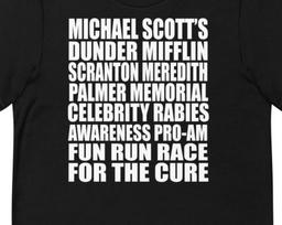 Michael Scott's Rabies Awareness Fun Run - Unisex T-Shirt 2XL