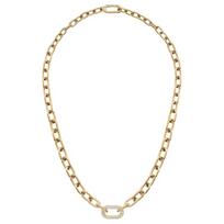 Daniel Wellington Industrial element necklace, same style for men and women, gold DW00400589 auksas