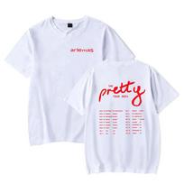Artemas Pretty Tour Prekės Marškinėliai Unisex Unisex Dydžio Laisvalaikio Trumpomis Rankovėmis Apvalia Kaklo Iškirpte Medvilniniai Marškinėliai Unisex Mados Gatvės Viršutiniai Drabužiai 4XL