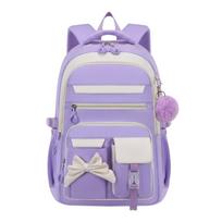 Kuprinė Trys viename Mokyklinė kuprinė Laisvalaikio studentų mokyklinė kuprinė Lengva nailoninė kuprinė su lanku Kasdieninė Backpack 1 white